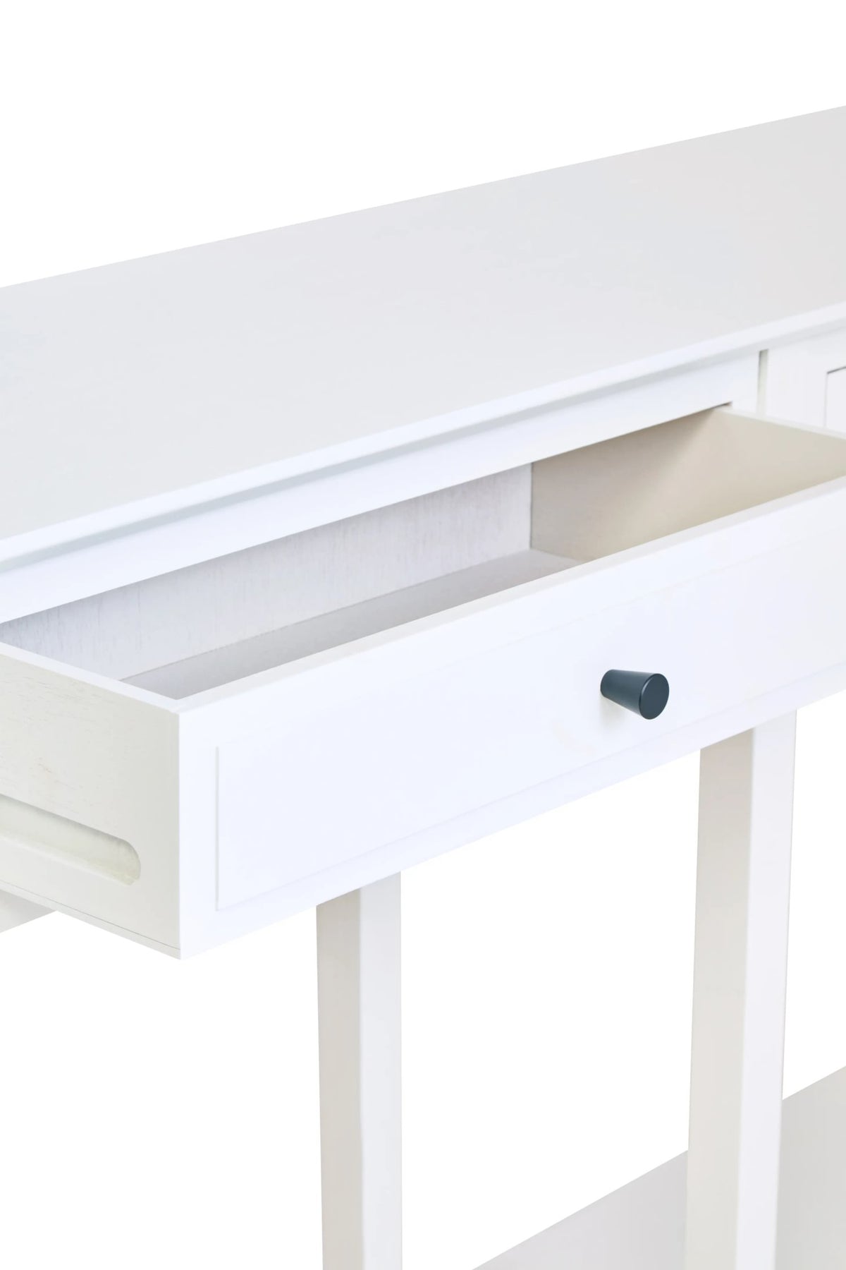 Savoy Two Drawer Wooden Console Table #colour_white