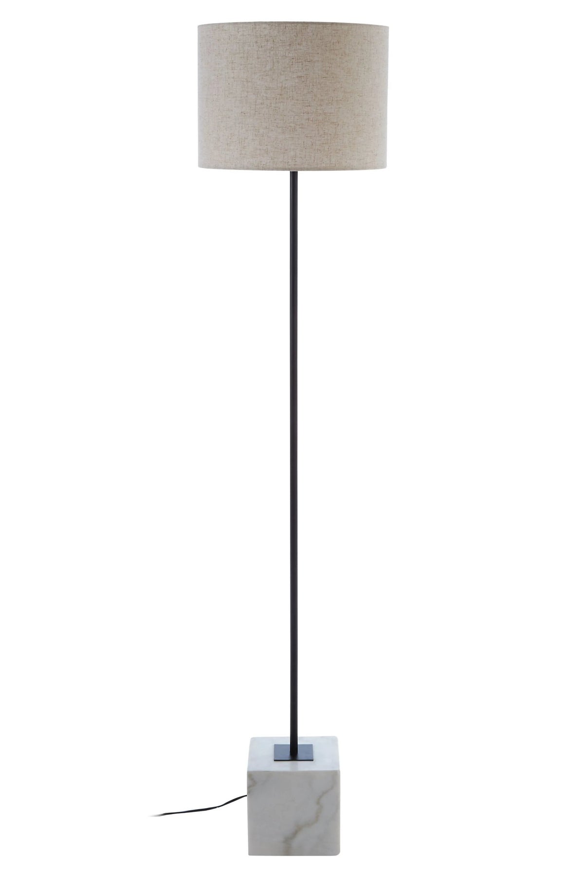 Notting White Marble Base Floor Lamp