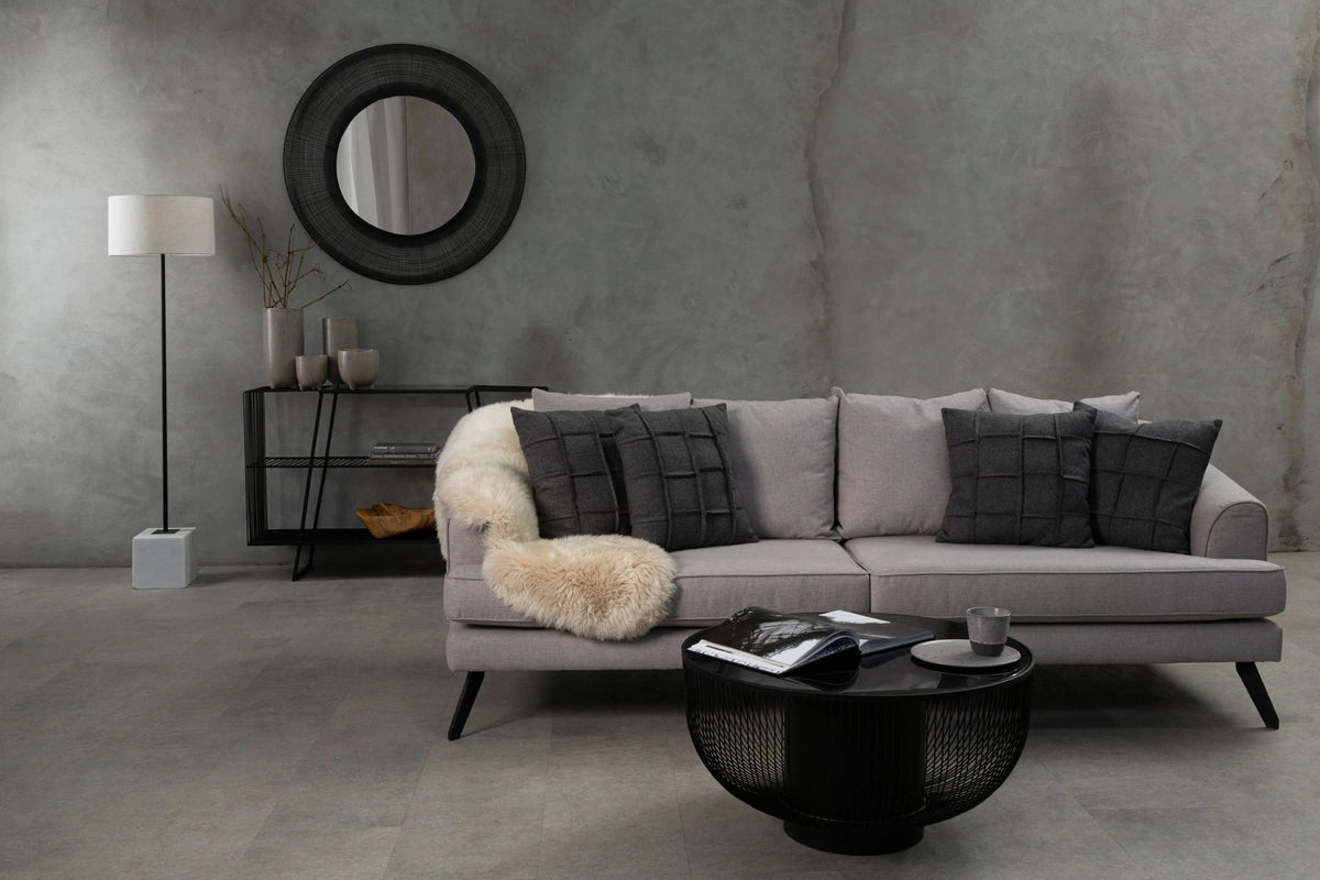 Notting White Marble Base Floor Lamp