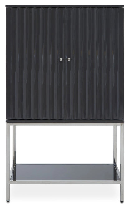 Sandringham Grey Gloss Finish Cabinet