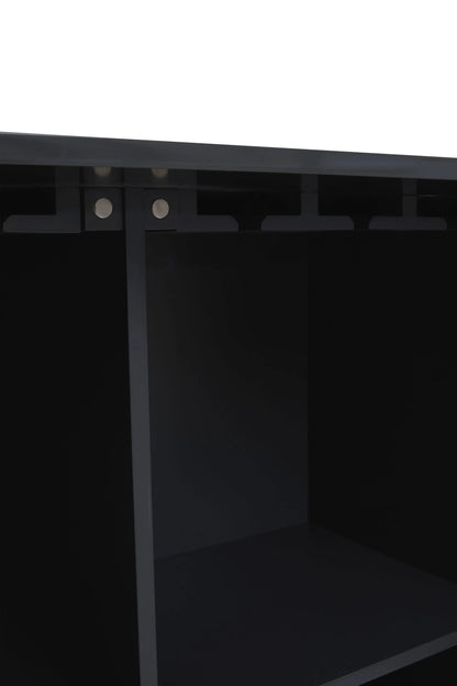 Sandringham Grey Gloss Finish Cabinet