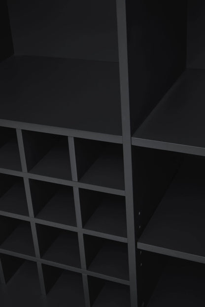Sandringham Grey Gloss Finish Cabinet