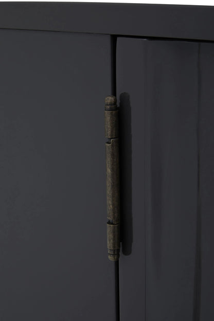 Sandringham Grey Gloss Finish Cabinet