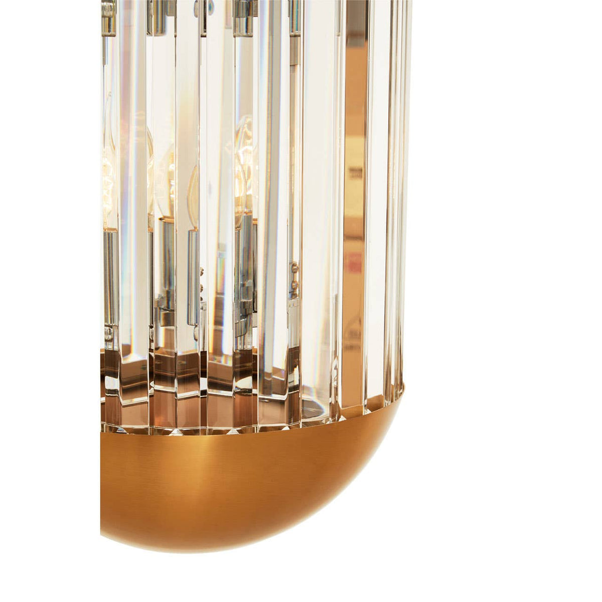 Vienna 6 Bulb Crystal Pendant Light 