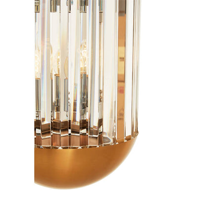 Vienna 6 Bulb Crystal Pendant Light 