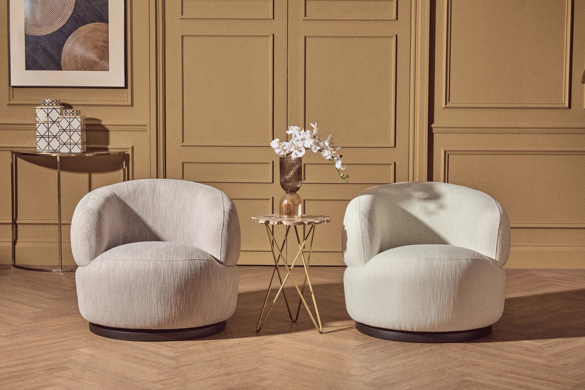 Loxley Agate and Half Moon Console Table 