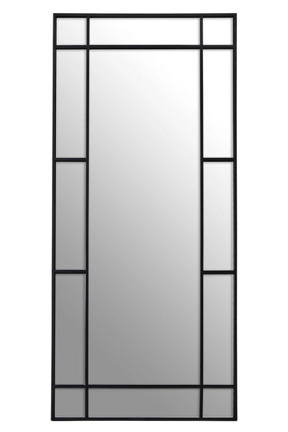 Loxley Floor Standing Mirror Black Frame