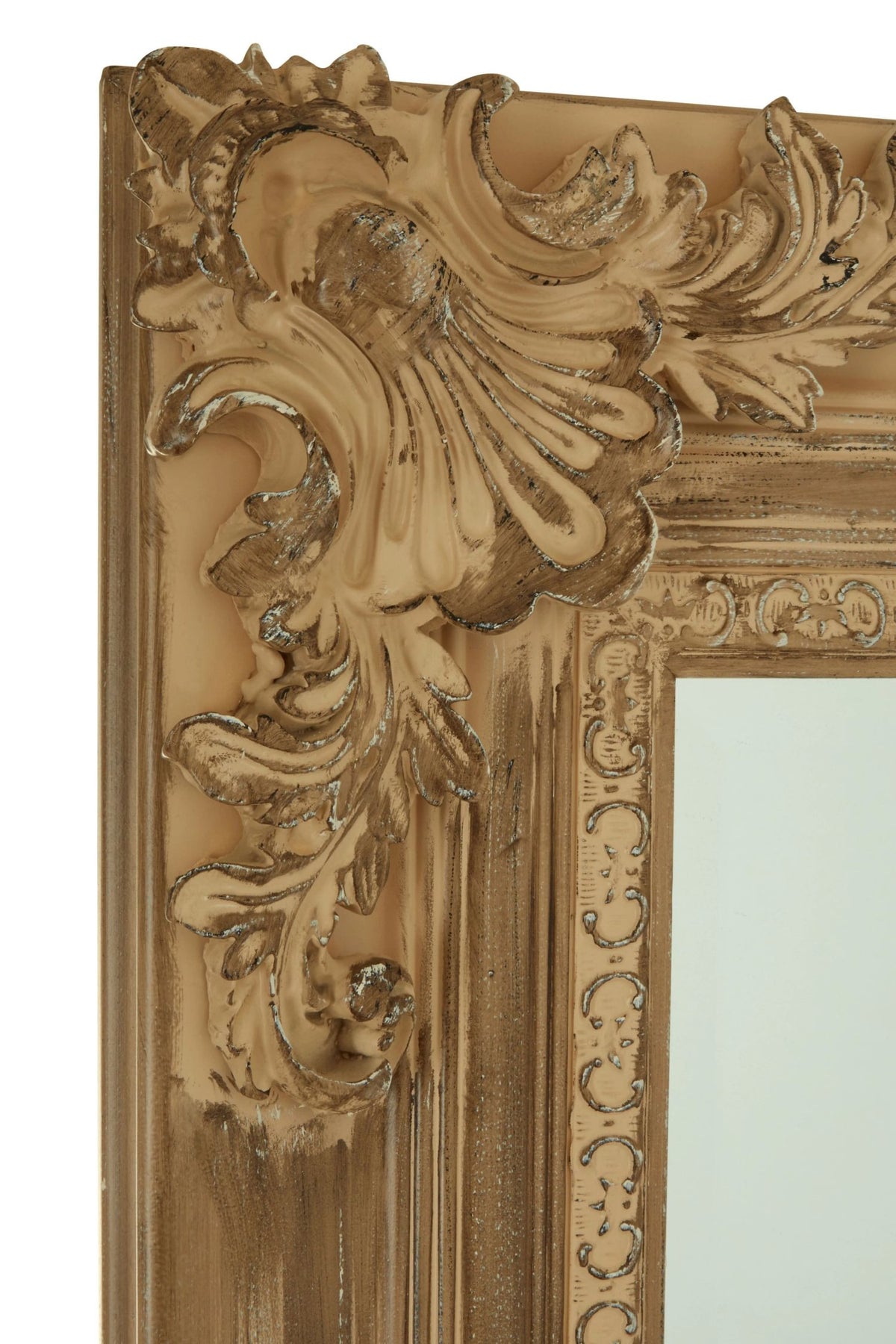 Aylesbury Natural Wooden Frame Ornate Full Length Wall Mirror
