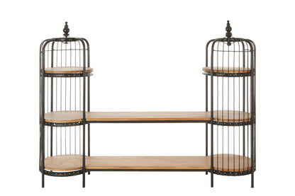 Lyndhurst Double Birdcage Wide Shelf Unit 