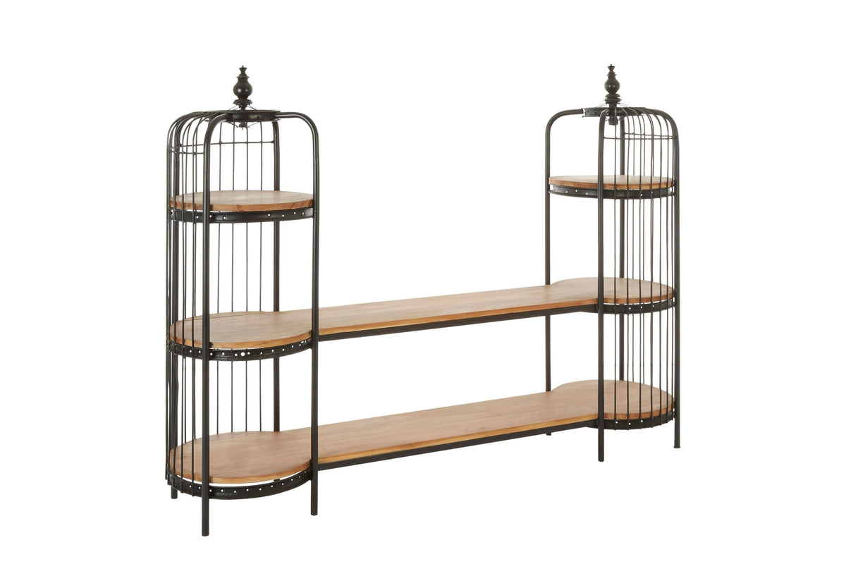 Lyndhurst Double Birdcage Wide Shelf Unit 
