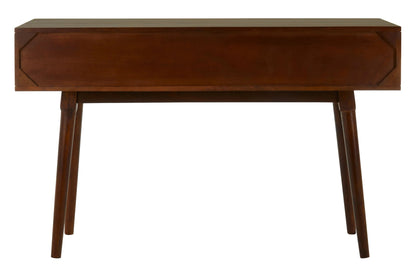 Exeter Carved Mango Wood Console Table with 2 Drawers