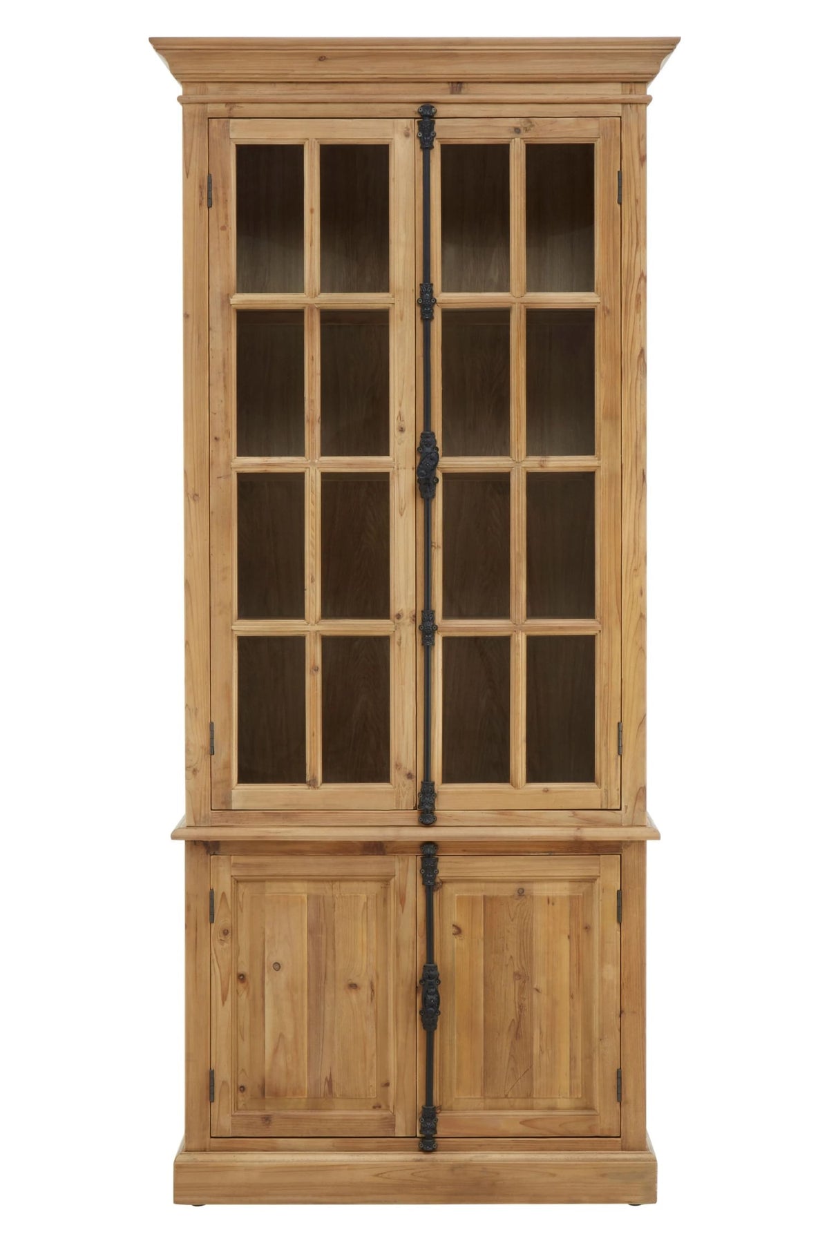 Ivybridge Pine Wood Four Door Tall Cabinet