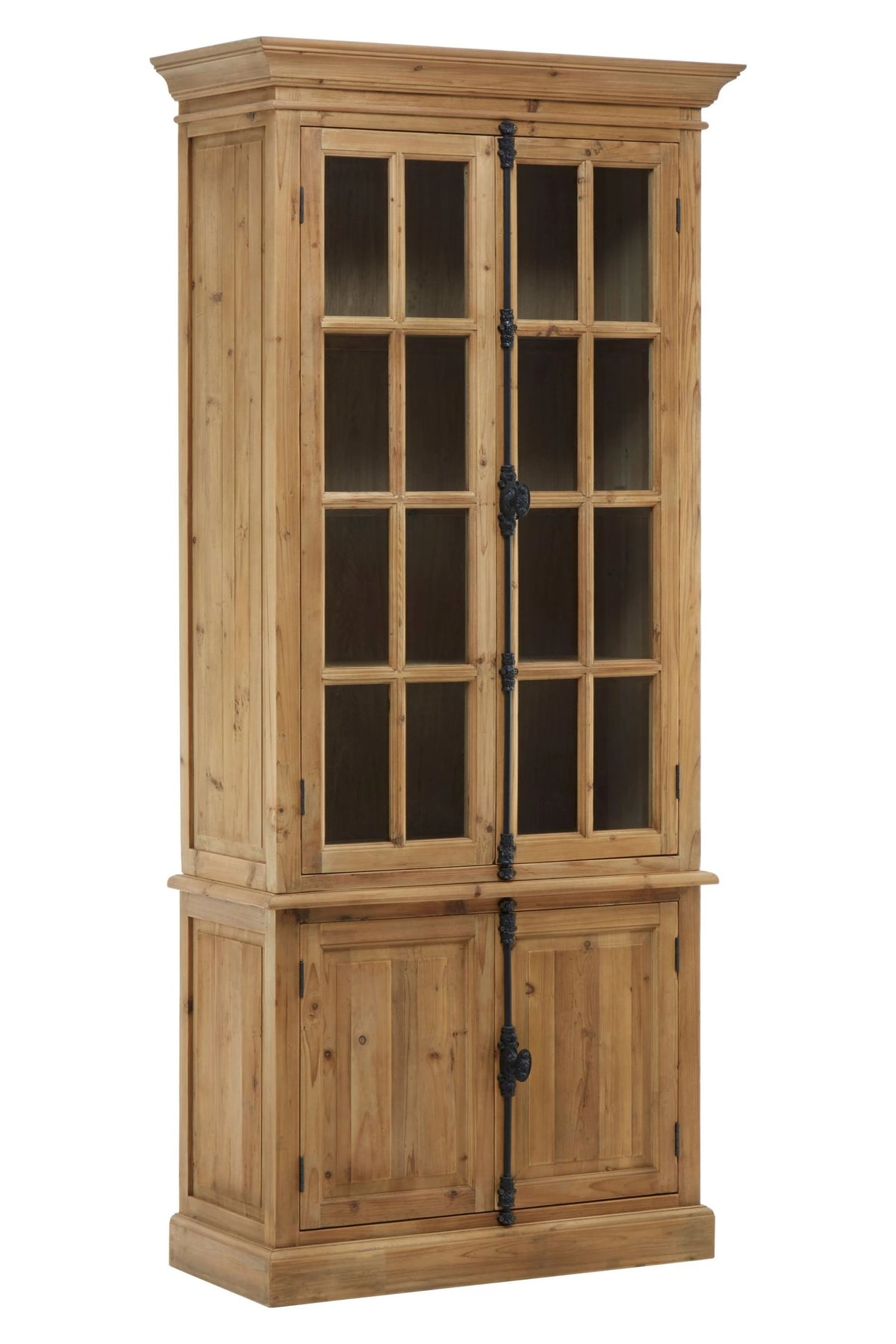 Ivybridge Pine Wood Four Door Tall Cabinet