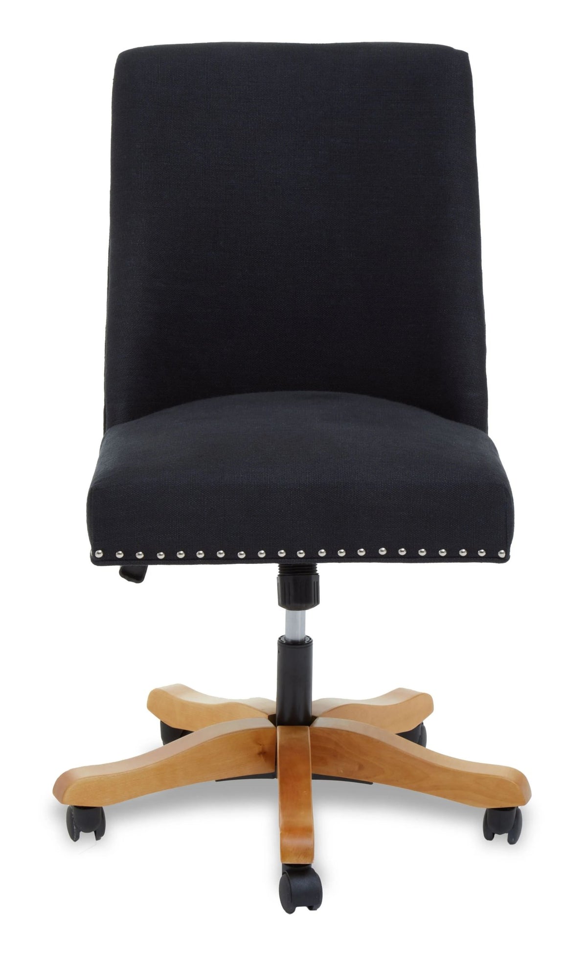 Shaftesbury Fabric Home Office Chair with Wooden Base 