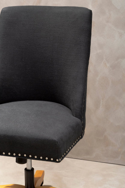 Shaftesbury Fabric Home Office Chair with Wooden Base 