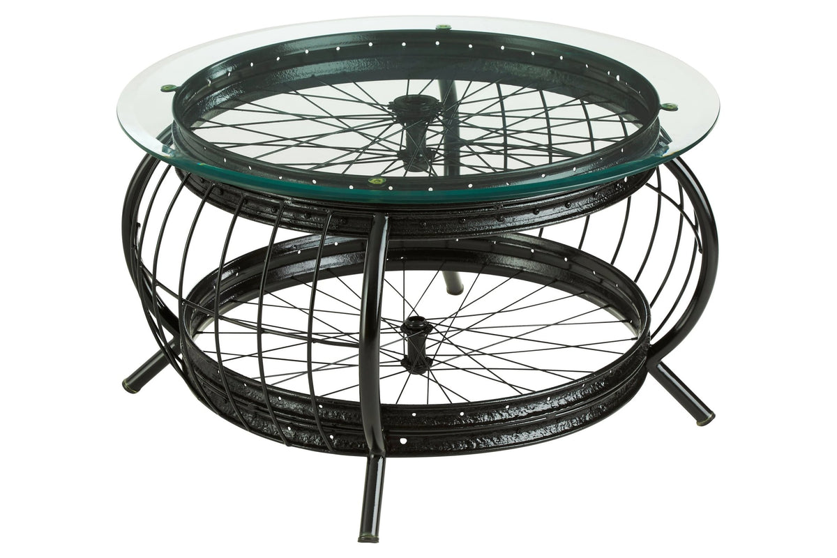 Lyndhurst Bicycle Wheel Coffee Table 