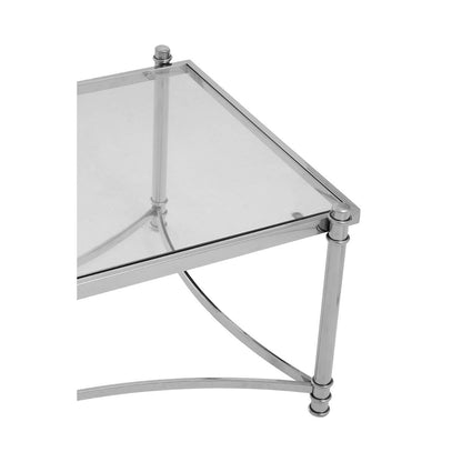 Monaco Rectangular Coffee Table with Glass 