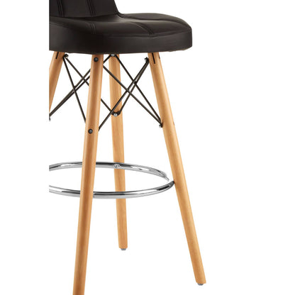 Richmond Leather Effect Bar Stool 