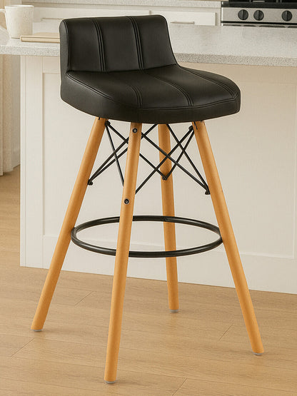 Richmond Leather Effect Bar Stool 