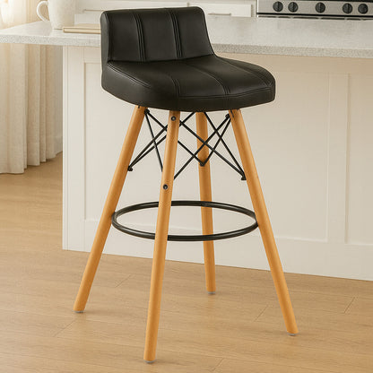Richmond Leather Effect Bar Stool 