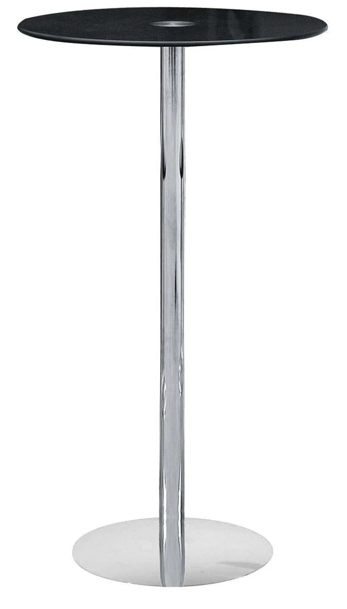 Totnes Black Tempered Glass Bar Table