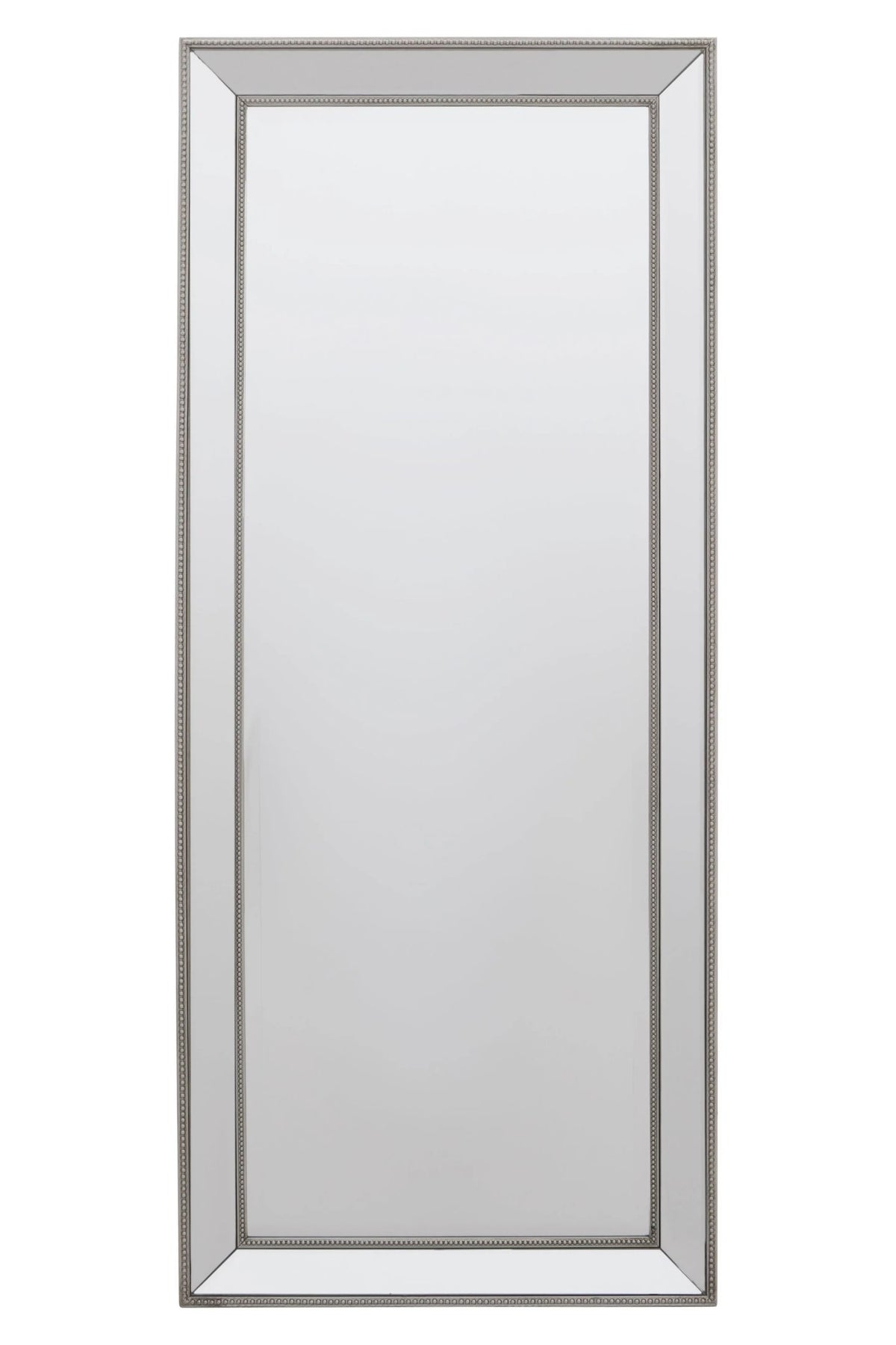 Topsham Frame Full Length Wall Mirror #colour_silver