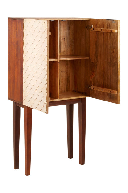 Exeter Carved Mango Wood Cabinet