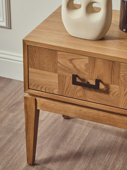Vienna Natural One Drawer Side Table