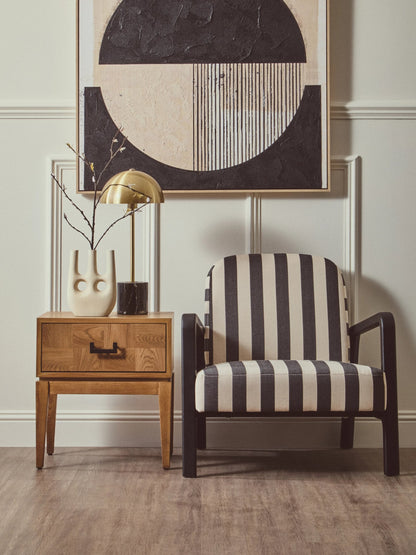 Vienna Natural One Drawer Side Table