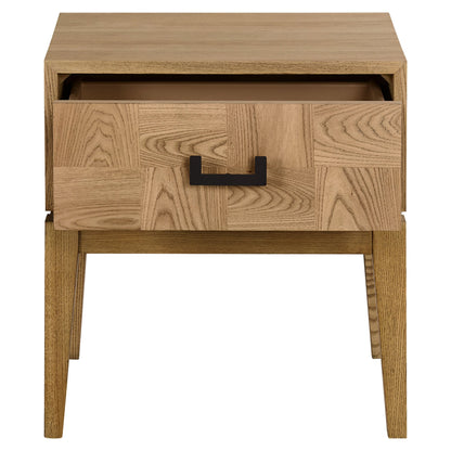 Vienna Natural One Drawer Side Table