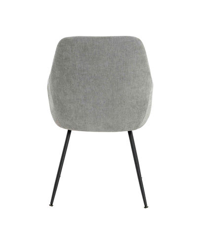 Chichester Set of 2 Textured Fabric Dining Chairs with Arms 