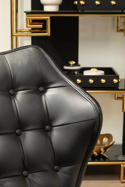 Harrogate Leather Effect Chair 