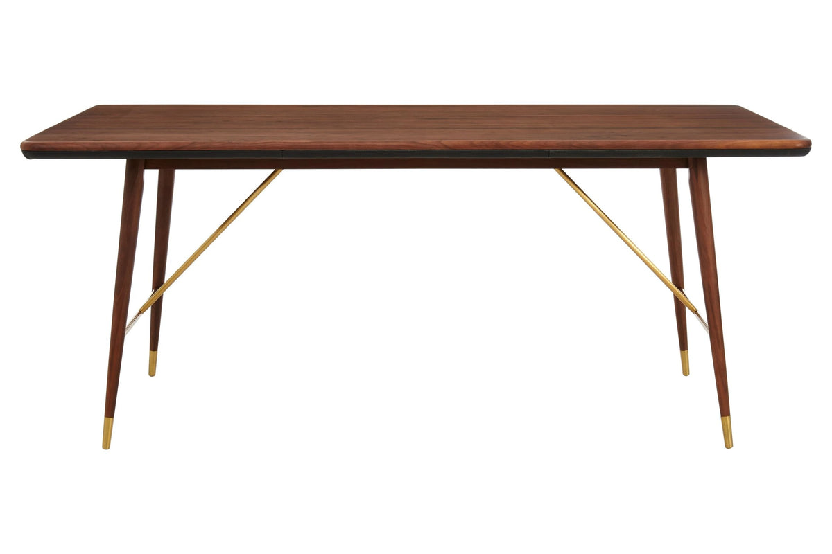 Hudson Walnut Wood Rectangular Dining Table
