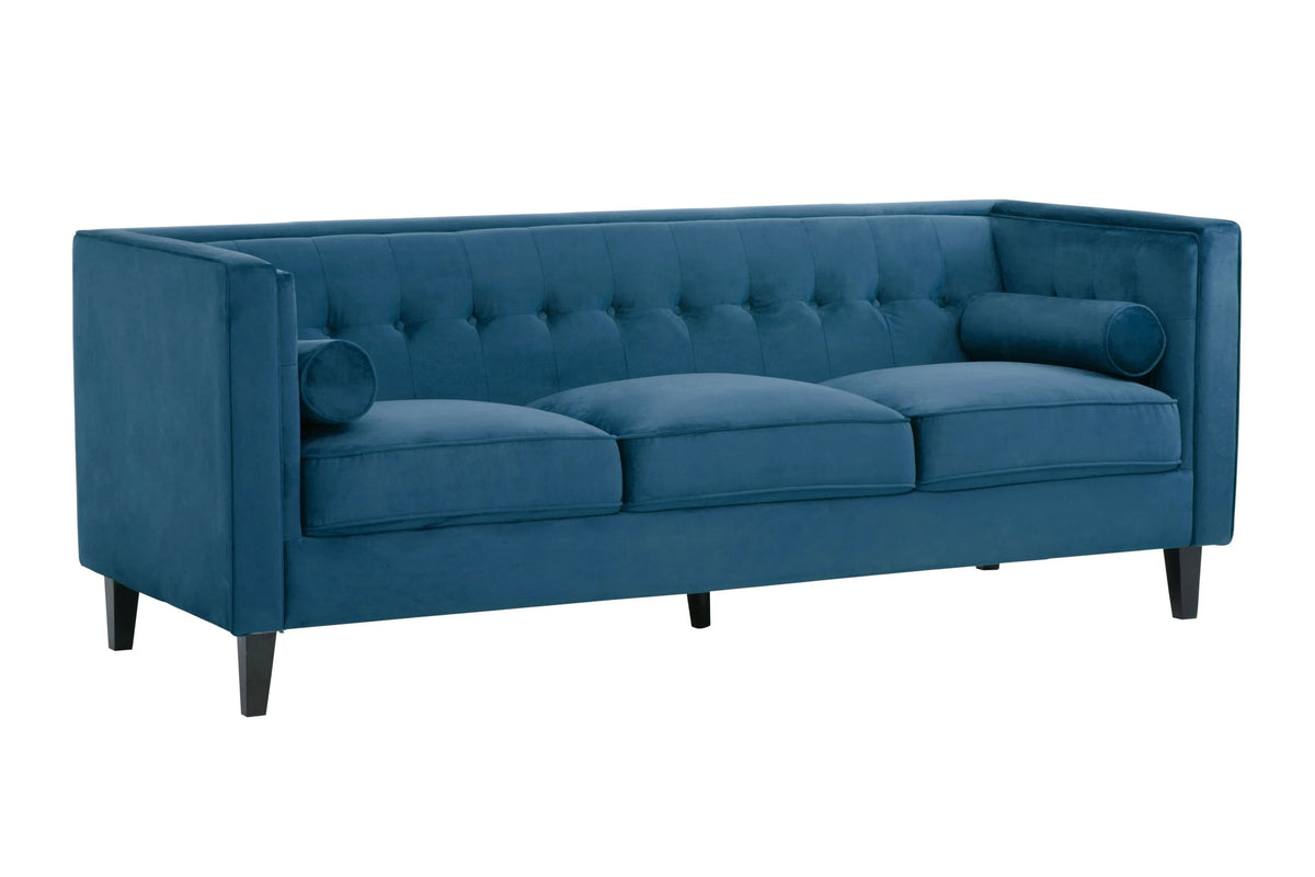 Hereford 3 Seat Velvet Sofa 
