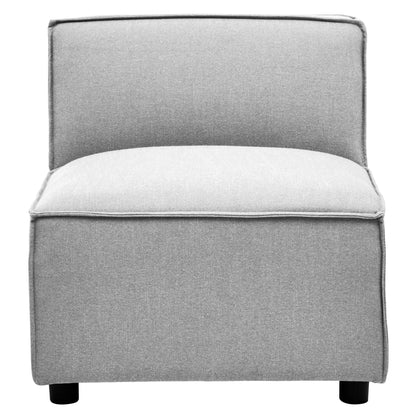 Marylebone Grey Fabric Armless Modular Sofa