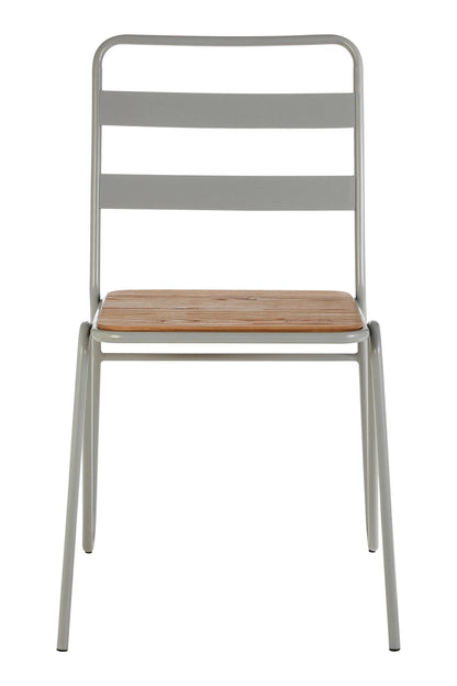 Madison Metal and Elm Wood Chair 