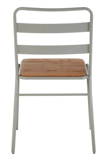 Madison Metal and Elm Wood Chair 