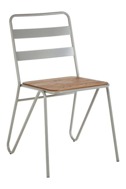 Madison Metal and Elm Wood Chair 