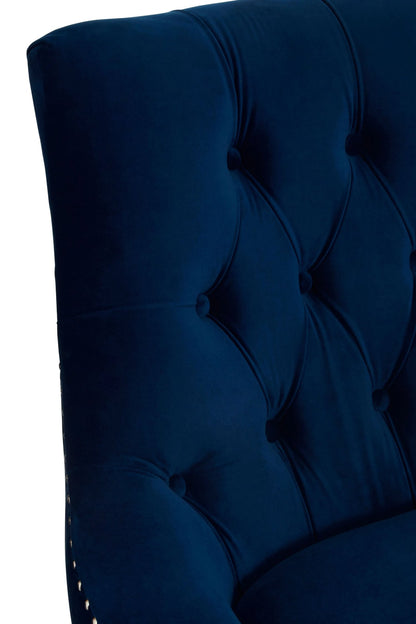 Sorrento Button Tufted Velvet Chair 