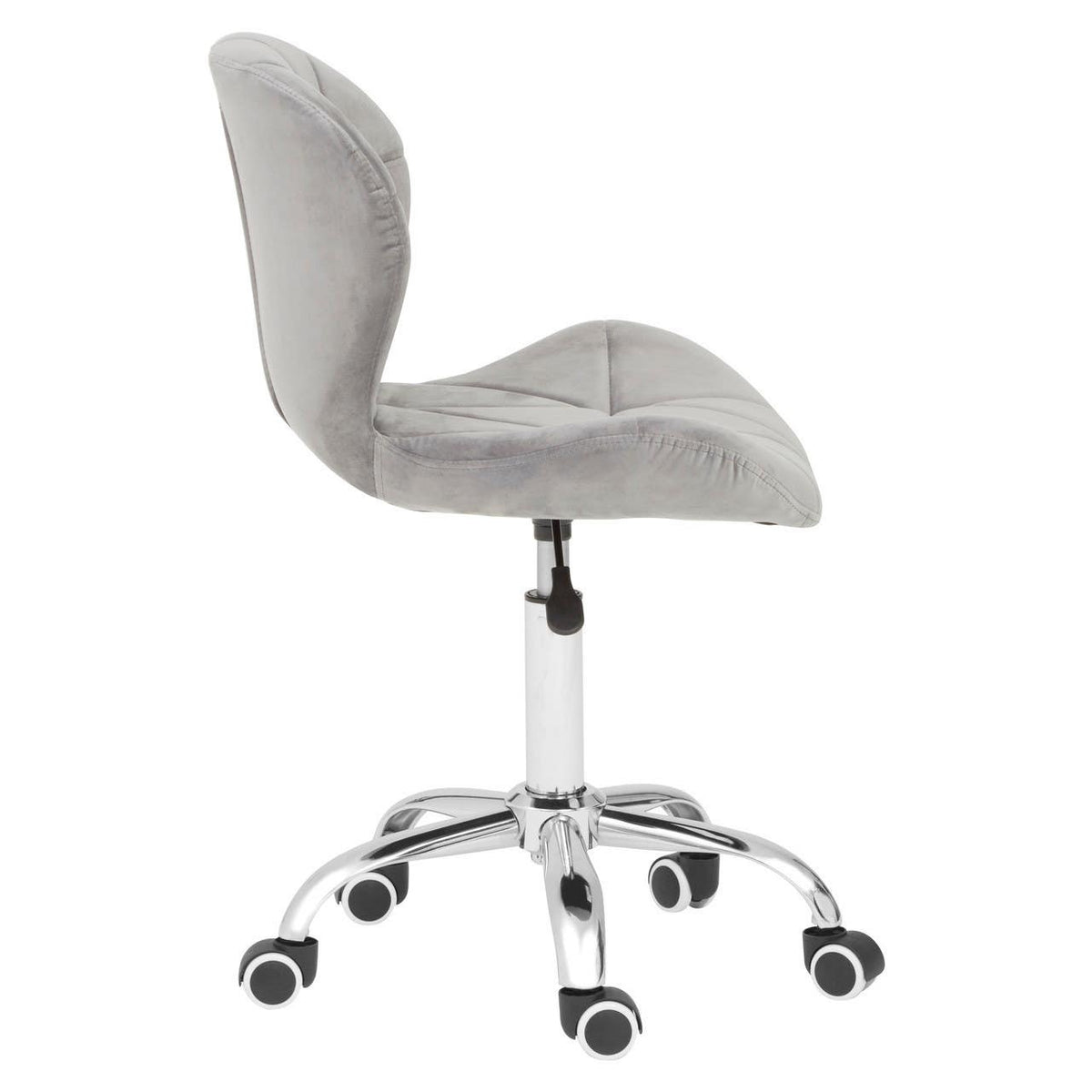 Corfe Velvet Quilted Home Office Chair 