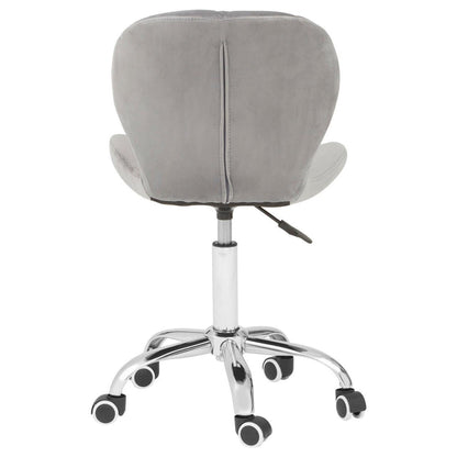 Corfe Velvet Quilted Home Office Chair 
