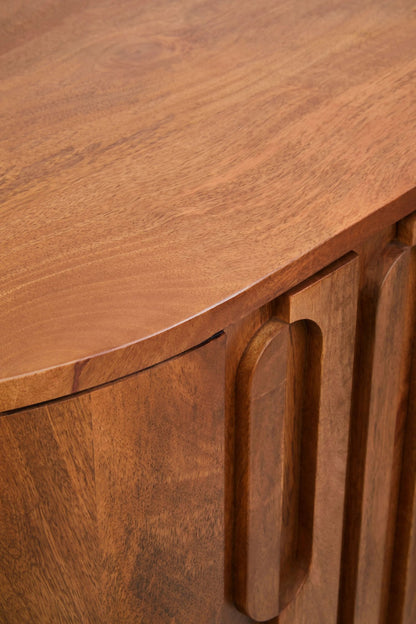 Studland Two Door Brown Mango Wood Cabinet