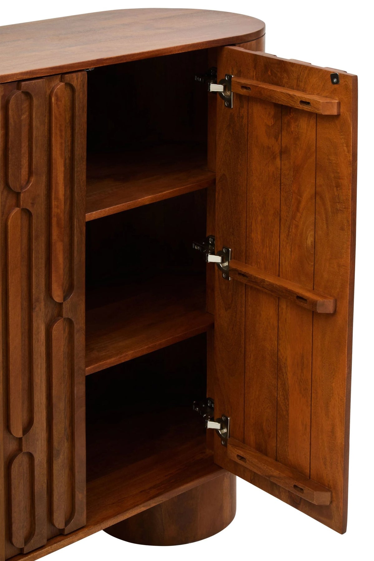 Studland Two Door Brown Mango Wood Cabinet