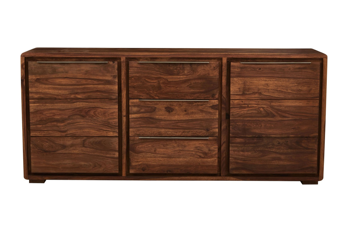 Madison Two Door Three Drawer Sheesham and Acacia Wood Sideboard