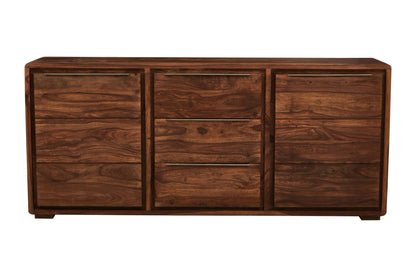 Madison Two Door Three Drawer Sheesham and Acacia Wood Sideboard