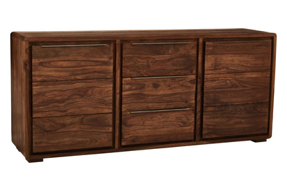 Madison Two Door Three Drawer Sheesham and Acacia Wood Sideboard
