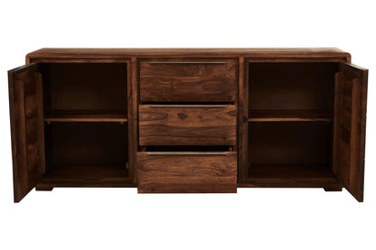 Madison Two Door Three Drawer Sheesham and Acacia Wood Sideboard