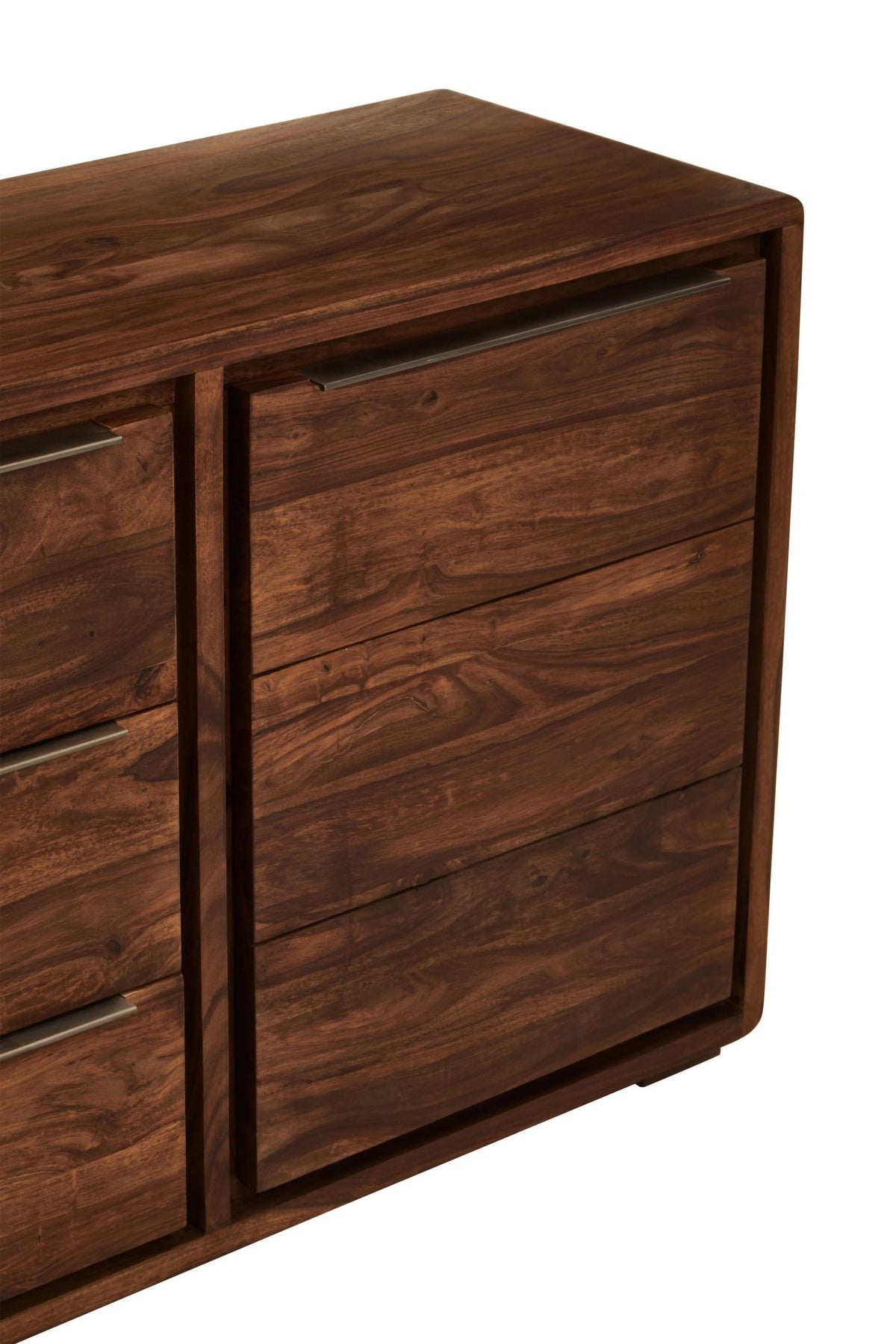 Madison Two Door Three Drawer Sheesham and Acacia Wood Sideboard