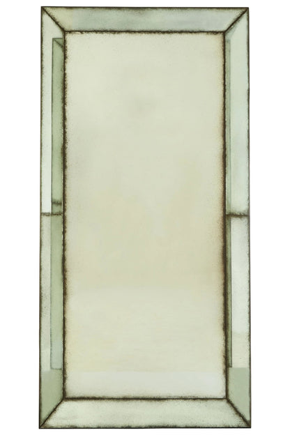 Bowness Antique Effect Bevelled Edges Full Length Wall Mirror