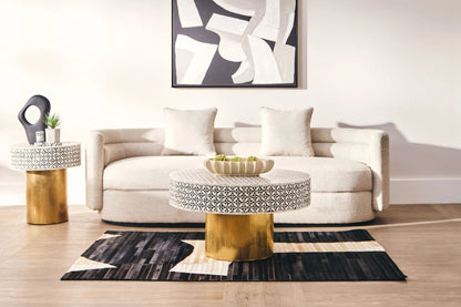 Nayland Ivory Linen 3 Seater Curved Sofa